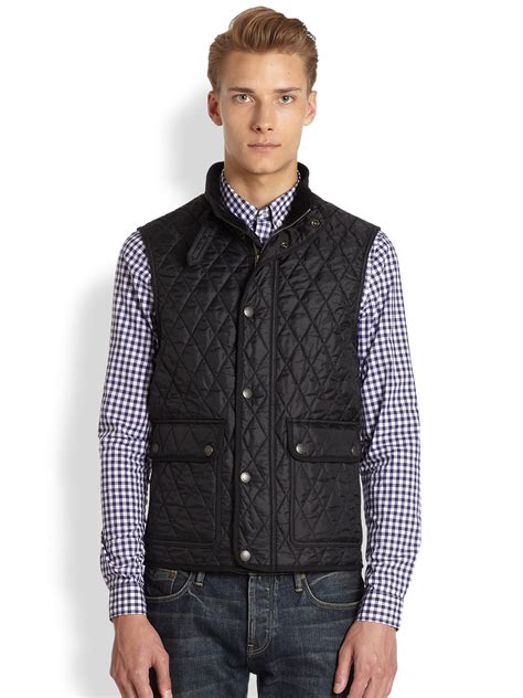 men's burberry vest|Burberry outlet men's clothing.